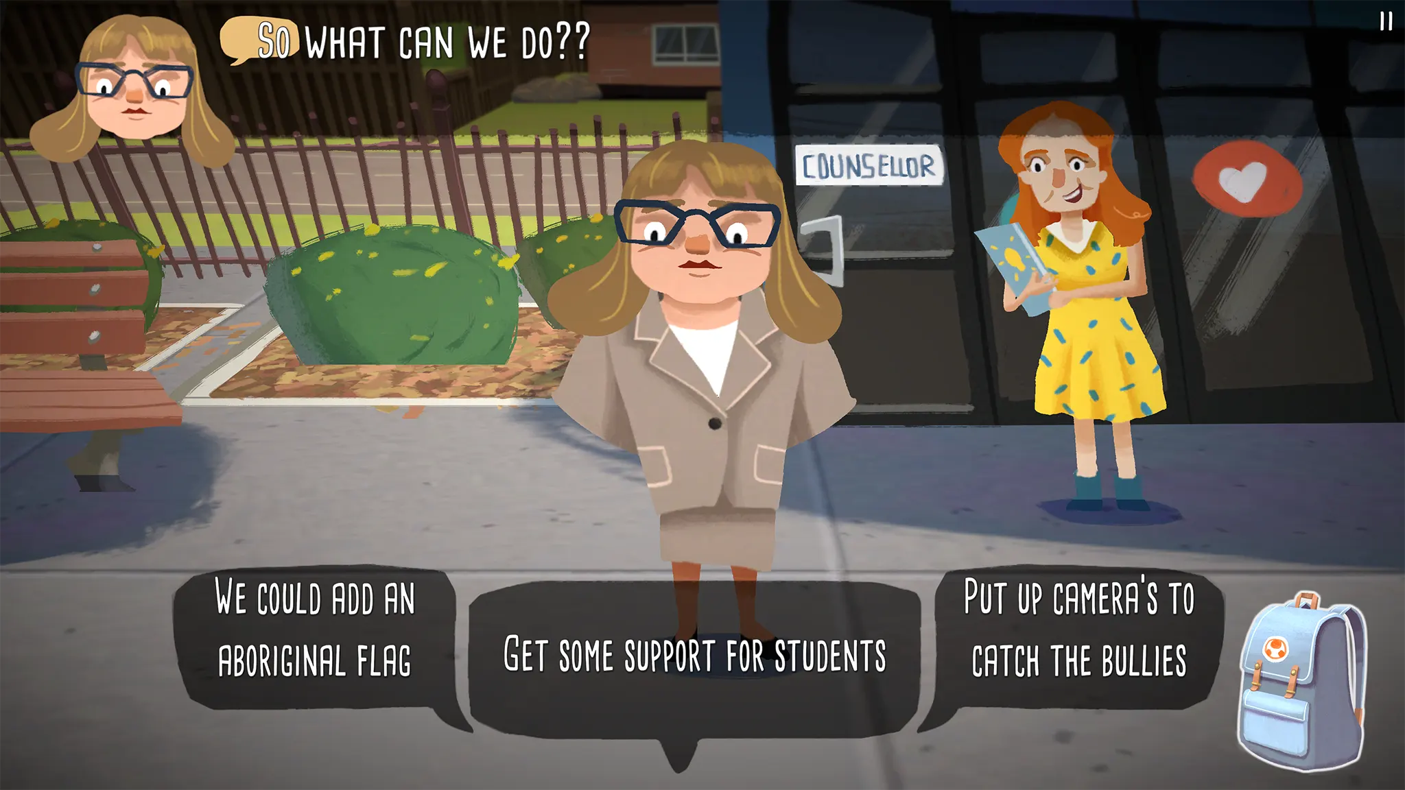 Streets of My Town - talking to the principal